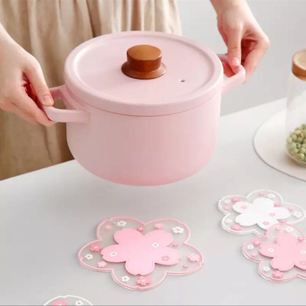2 Trivets Cherry Blossom Sakura